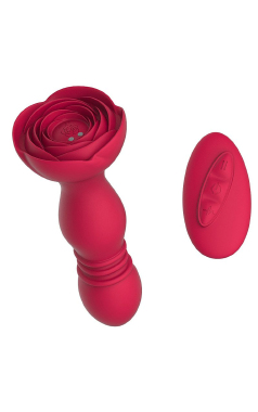 8710 Plug Anal Vai e Vem Controle Rem - Sex Shop em Curitiba